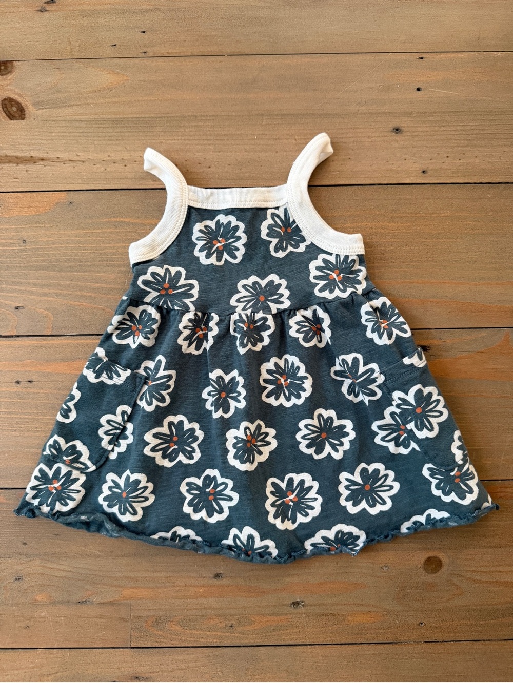 Little Co. 100% Organic Cotton Floral Dress - 6 Months